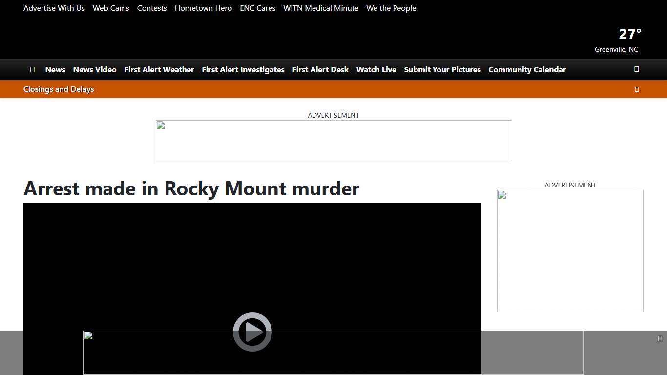 Arrest made in Rocky Mount murder